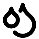 Hot water (50-60°C)