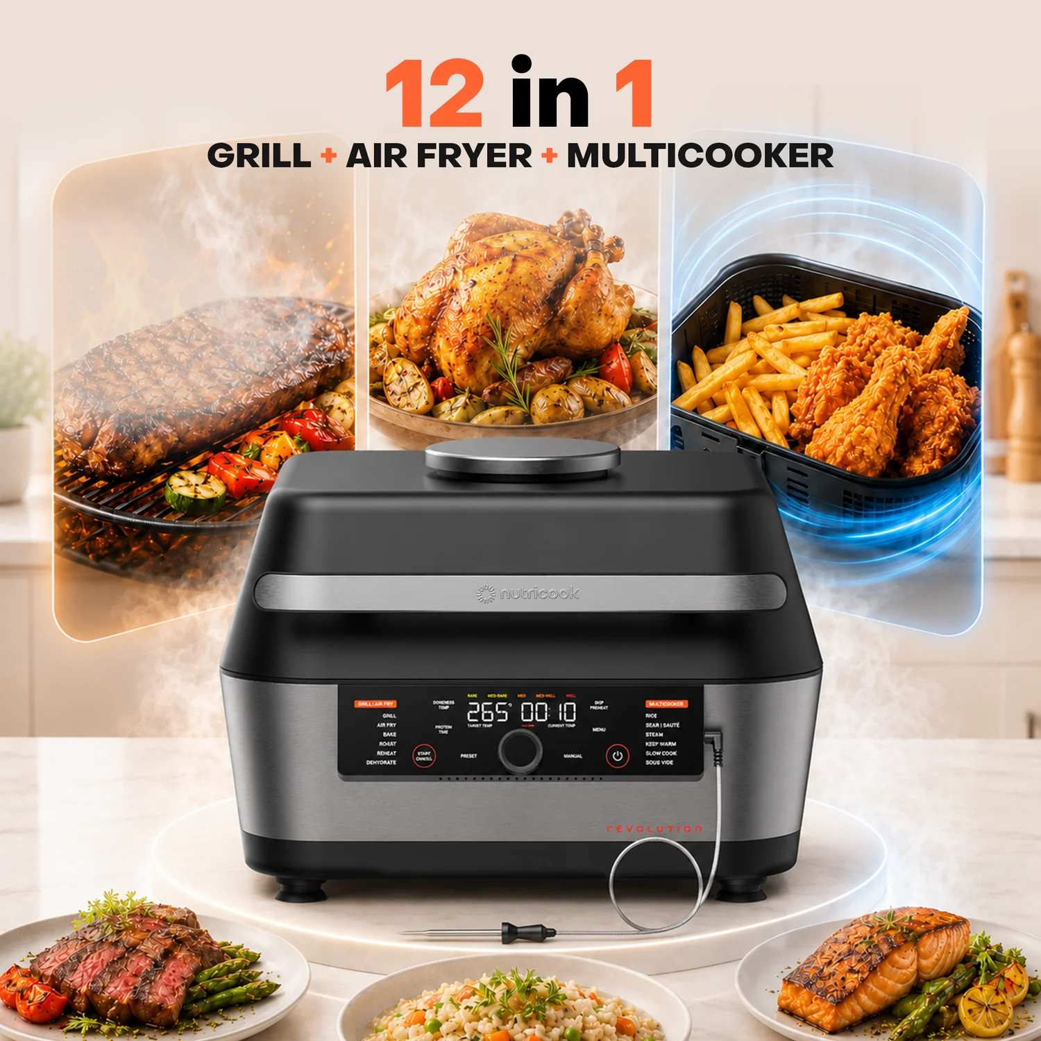 Nutricook Revolution Multifunction Air Fryer